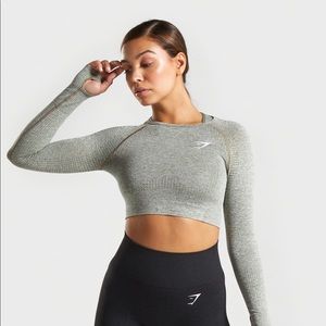 NWT Gymshark Vital Seamless Long Sleeve Crop Top
